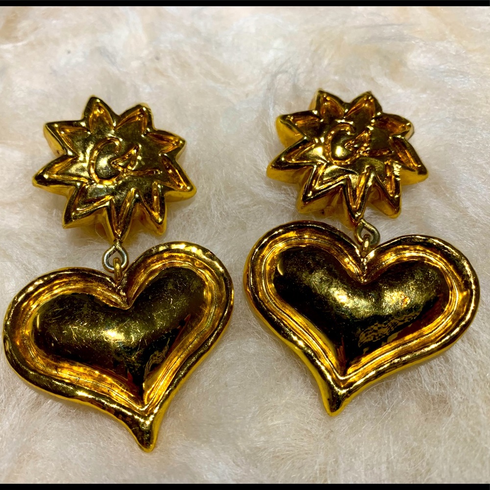 Vintage Christian Lacroix clip-on earrings